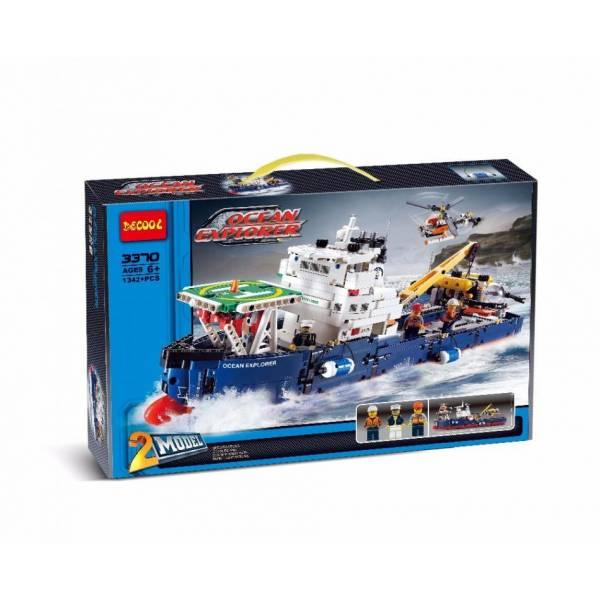 Jisi Bricks 3370 Конструктор Исследователь океана, 1342 дет. (Аналог LEGO 42064)