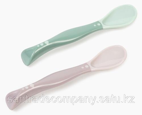 Набор ложек Happy Baby для кормления Baby Spoon Olive-Lilac