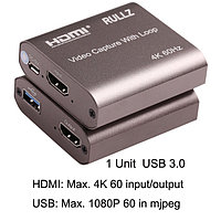 Usb 3.0 бар HDMI RULLZ бейне түсіру картасы
