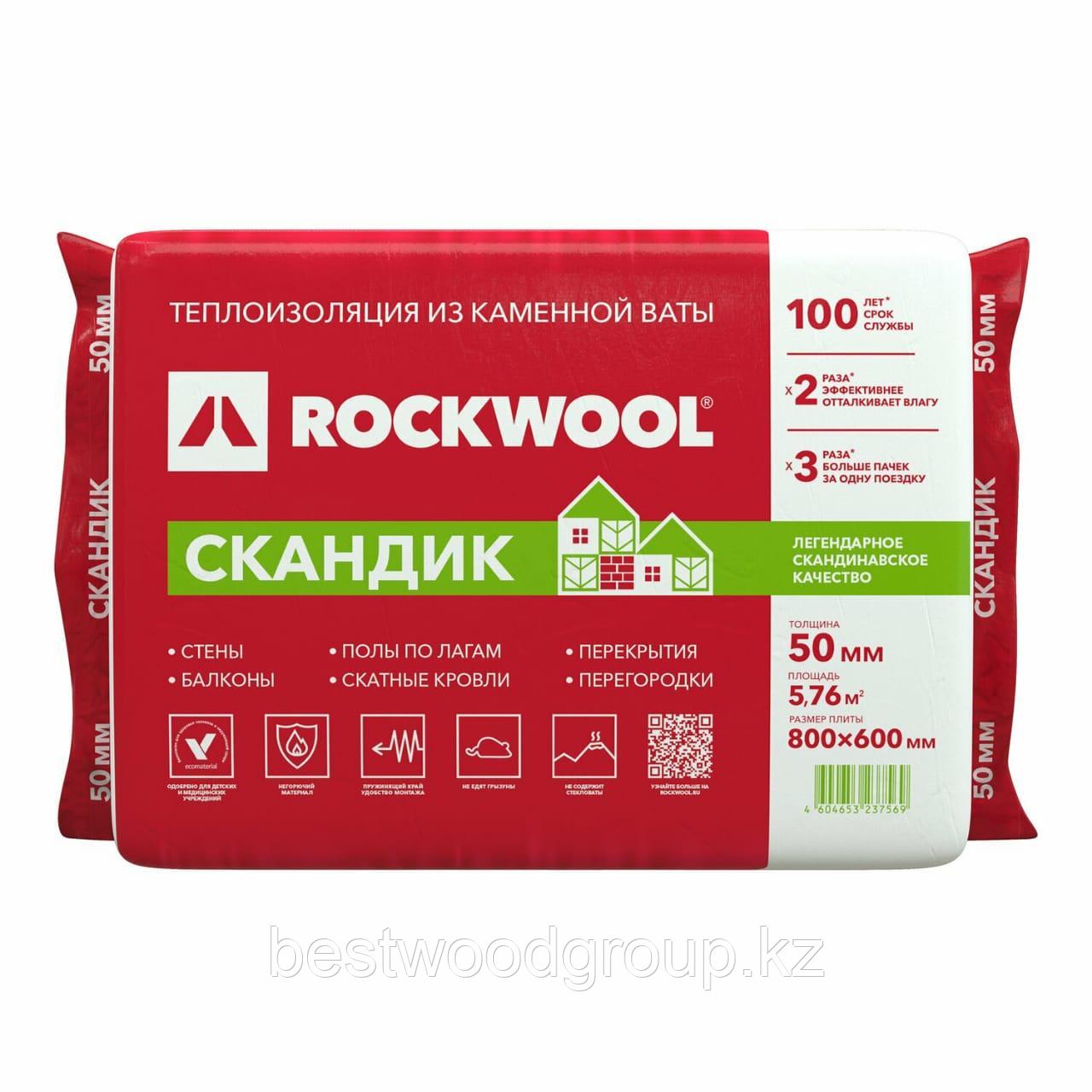 ROCKWOOL СКАНДИК - теплоизоляция из каменной ваты