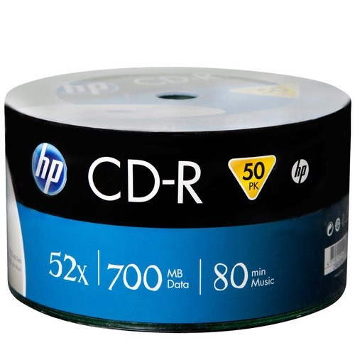 Диск HP CD-R 700MB 52x, 1шт