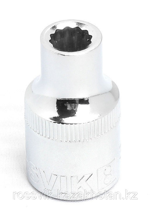 S121212 Головка торцевая 12-гранная ROSSVIK 1/2", 12мм