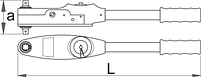 Ключ динамометрический шкальный 1/2" - 262 UNIOR, фото 2