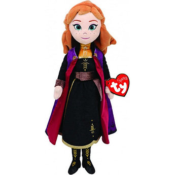 Мягкая игрушка со звуком Анна принцесса "Холодное Сердце 2" 30 см TY