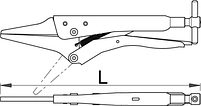 Зажимные клещи для остановки потока жидкости - 2081/3 UNIOR, фото 2