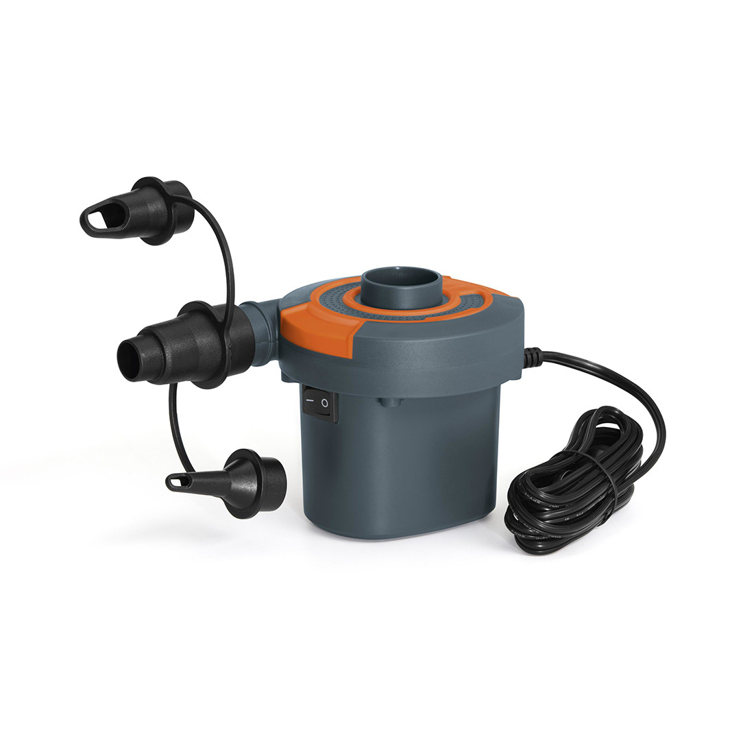 Насос электрический Sidewinder AC/DC Air Pump (220В/12В), BESTWAY, 62142, Пластик/метал, 490 л/мин