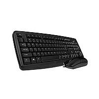 Комплект Клавиатура + Мышь, Genius, KM-130, USB, Чёрный