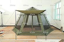 Полуавтоматический двухслойный шатер CK-3054. 400х330х225см. Доставка.