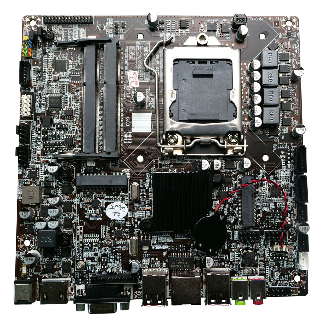 Материнская плата Intel H61 ITX