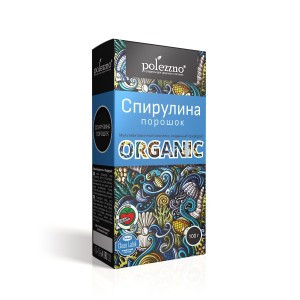 Pokezzno Спирулина органическая ,порошок,100 гр
