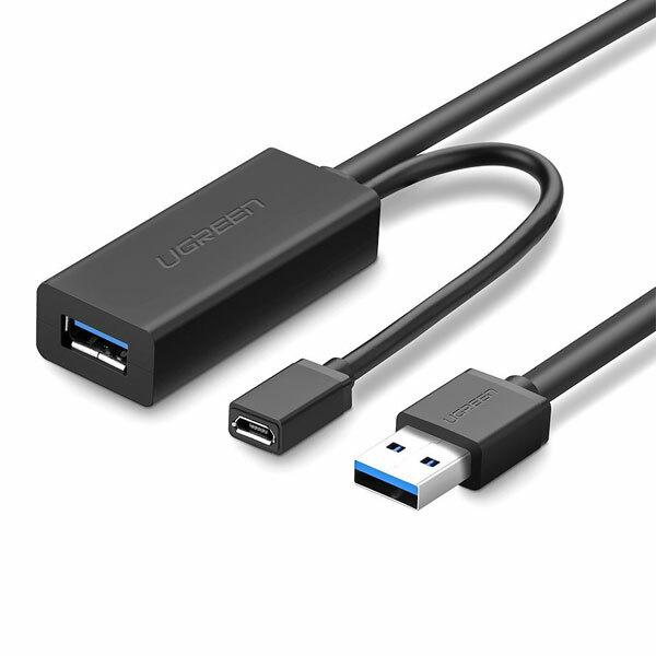 Кабель USB(m) - USB(f) удлинитель USB 3.0, 5m US175 (20826) UGREEN - фото 1 - id-p85673606