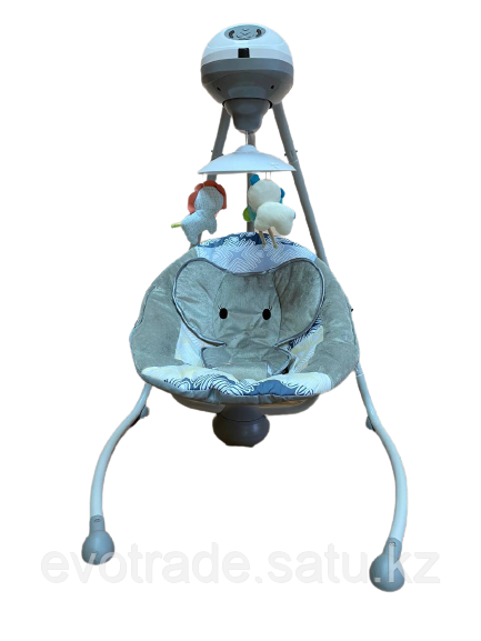 98202 Качели-колыбель Fitch baby Слоник (серый)