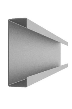 Профиль С-образный фасадный c полимерным покрытием  80*32*8*3000мм