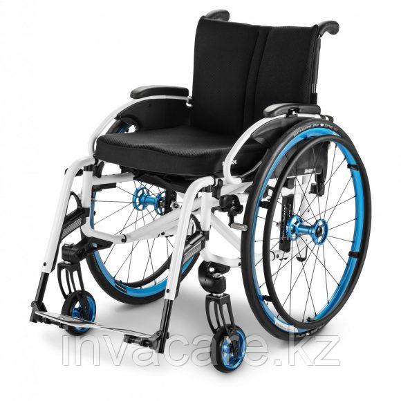Кресло-коляска механическая активная SMART S, складная, облегчённая алюминиевая рама - фото 1 - id-p87137712