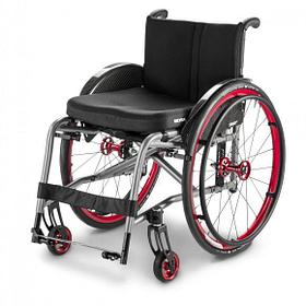 Кресло-коляска механическая активная SMART F, складная, облегчённая алюминиевая рама