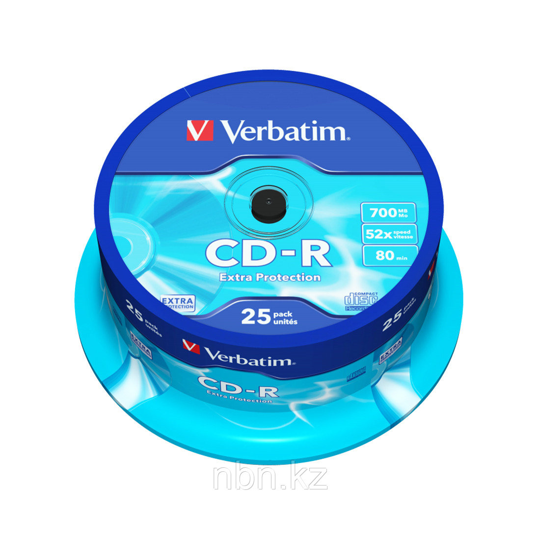 Диск CD-R Verbatim (43432) 700MB 25штук Незаписанный - фото 2 - id-p87151782