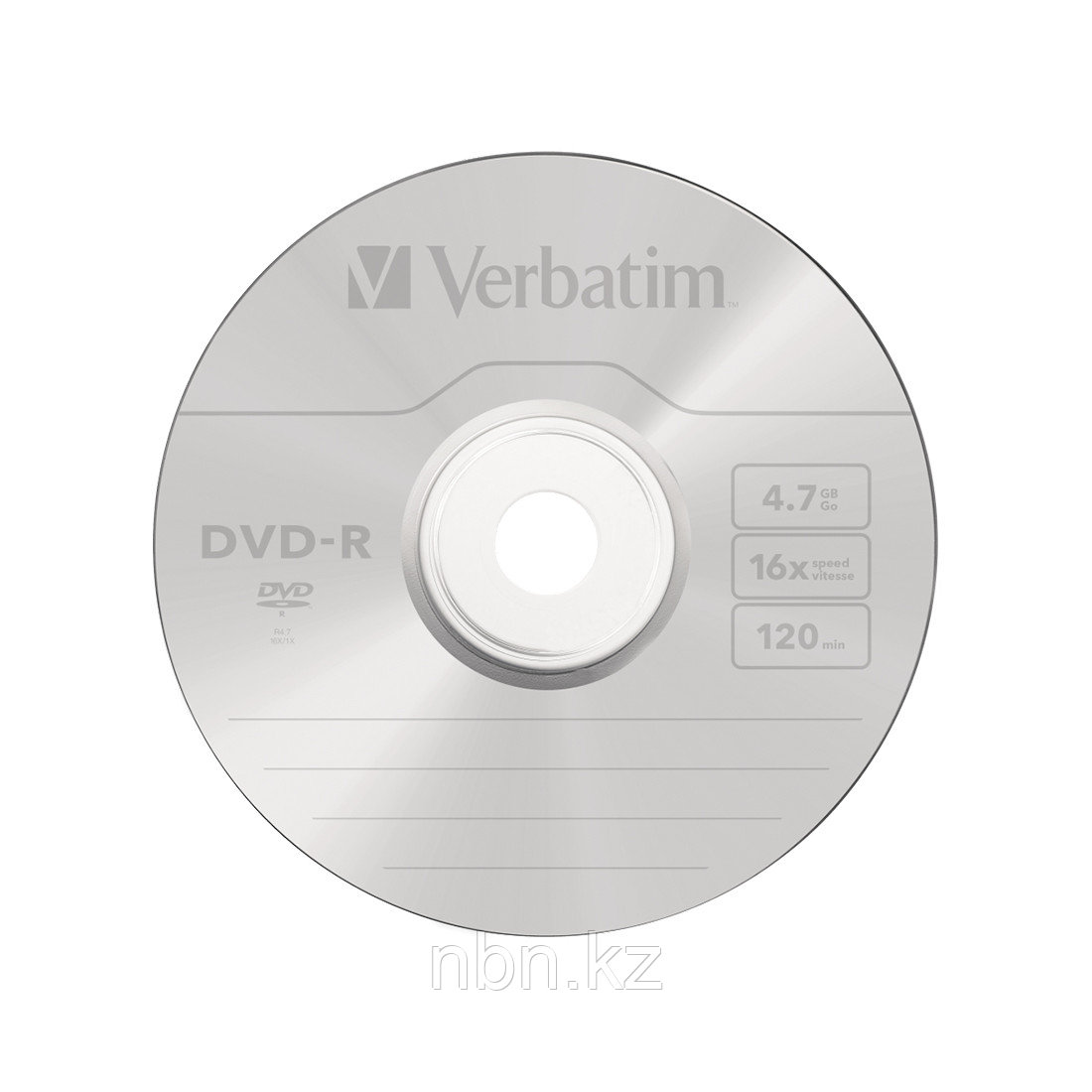 Диск DVD-R Verbatim (43523) 4.7GB 10штук Незаписанный - фото 1 - id-p87151787