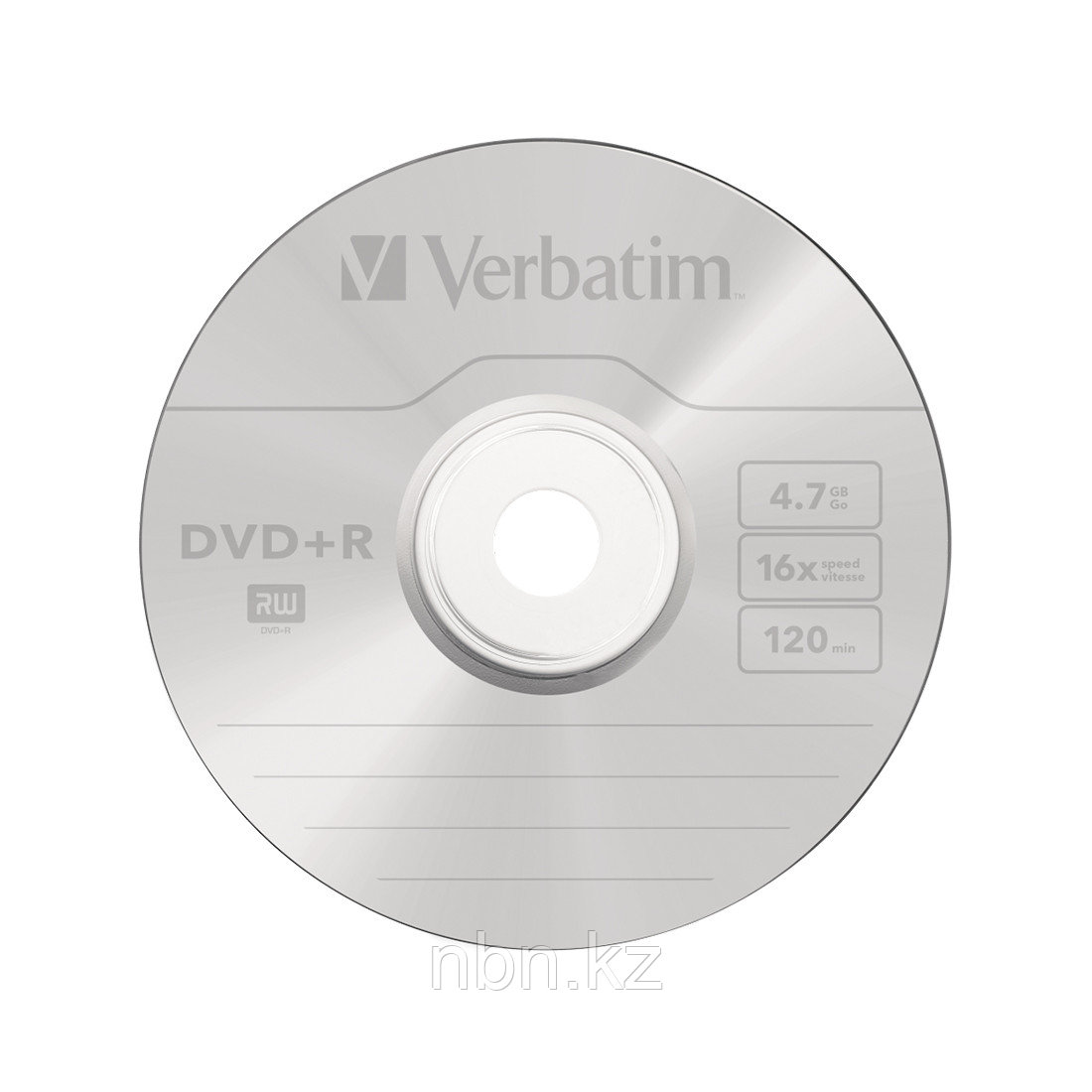 Диск DVD+R Verbatim (43500) 4.7GB 25штук Незаписанный - фото 1 - id-p87151791