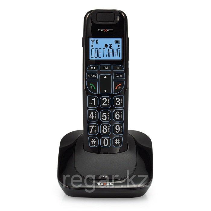 Телефон беспроводной Texet TX-D7505А черный