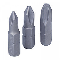 KING TONY Набор вставок (бит) 1/4", крестовые, №1, №2, №3, 3 предмета KING TONY 1003PQ 1003PQ KING TONY Набор вставок (бит) 1/4", крестовые, №1, №2, №3, 3 предмета KING TONY 1003PQ