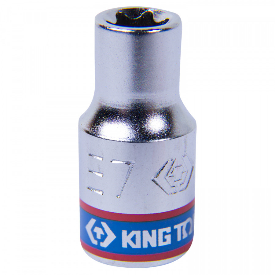 KING TONY Головка торцевая TORX Е-стандарт 1/4", E7, L = 24 мм KING TONY 237507M