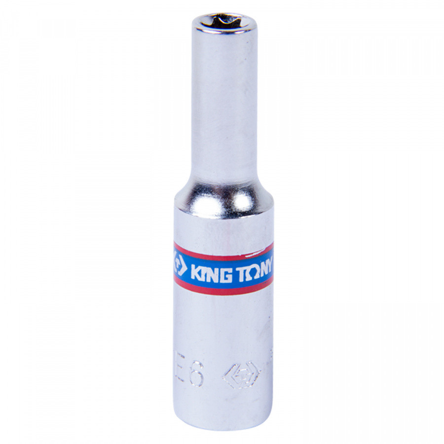 KING TONY Головка торцевая TORX Е-стандарт 1/4", E6, L = 50 мм KING TONY 227506M