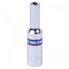 KING TONY Головка торцевая TORX Е-стандарт 1/4", E6, L = 50 мм KING TONY 227506M