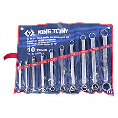 KING TONY Набор накидных ключей, 6-32 мм, 10 предметов KING TONY 1710MR