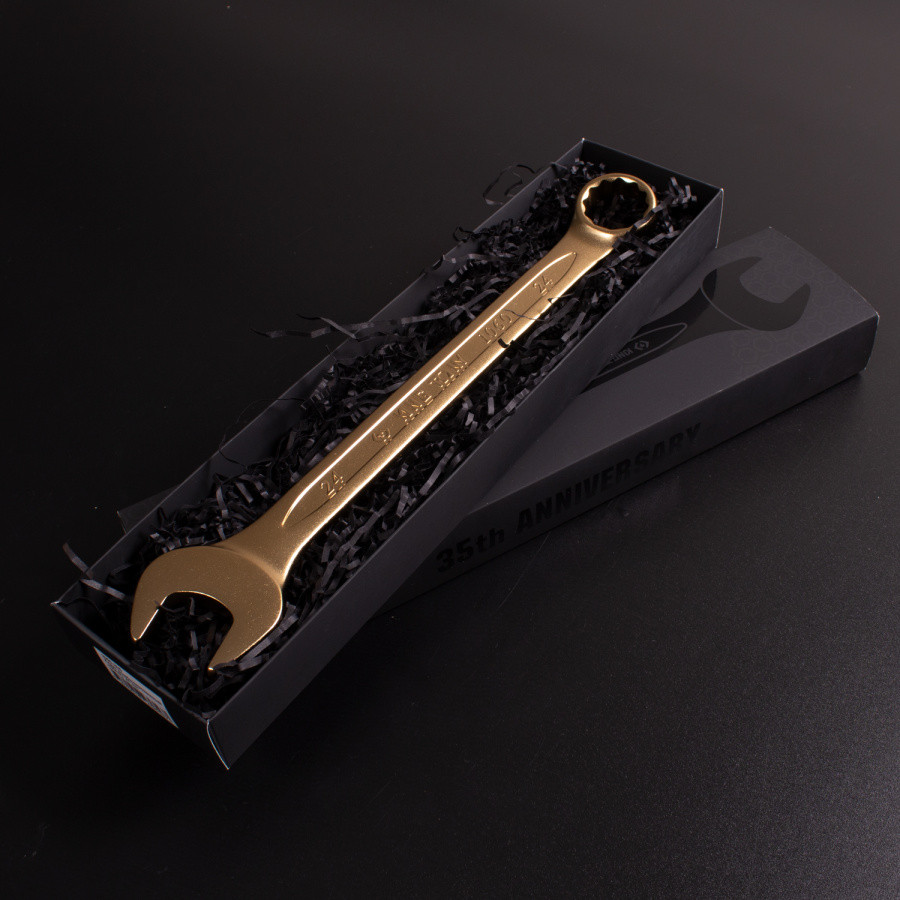 KING TONY Ключ комбинированный "GOLD" 24 мм KING TONY 1060-24G