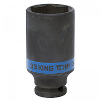 KING TONY Головка торцевая ударная глубокая шестигранная 1/2", 33 мм KING TONY 443533M 443533M KING TONY Головка торцевая ударная глубокая шестигранная 1/2", 33 мм KING TONY 443533M