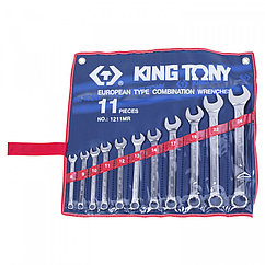 KING TONY Набор комбинированных ключей, 8-24 мм, 11 предметов KING TONY 1211MR