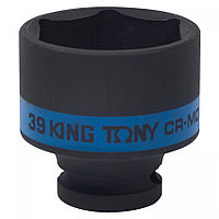 KING TONY Головка торцевая ударная шестигранная 1/2", 39 мм KING TONY 453539M 453539M KING TONY Головка торцевая ударная шестигранная 1/2", 39 мм KING TONY 453539M