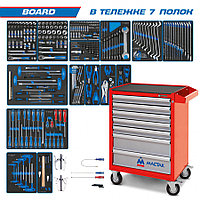 KING TONY Набор инструментов "BOARD" в красной тележке, 325 предметов KING TONY 934-325AMR 934-325AMR KING TONY Набор инструментов "BOARD" в красной тележке, 325 предметов KING TONY 934-325AMR