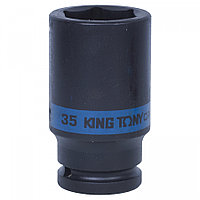 KING TONY Головка торцевая ударная глубокая шестигранная 3/4", 35 мм KING TONY 643535M 643535M KING TONY Головка торцевая ударная глубокая шестигранная 3/4", 35 мм KING TONY 643535M