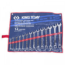 KING TONY Набор комбинированных ключей, 8-24 мм, 14 предметов KING TONY 1215MR01