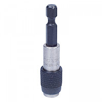 KING TONY Держатель вставок (бит) 1/4", фиксатор, для шуруповерта KING TONY 752-60 752-60 KING TONY Держатель вставок (бит) 1/4", фиксатор, для шуруповерта KING TONY 752-60