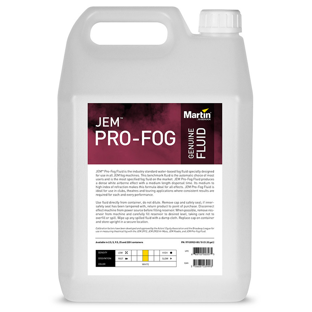 Жидкость для дым машин Martin JEM Pro-Fog Fluid - фото 1 - id-p87135117