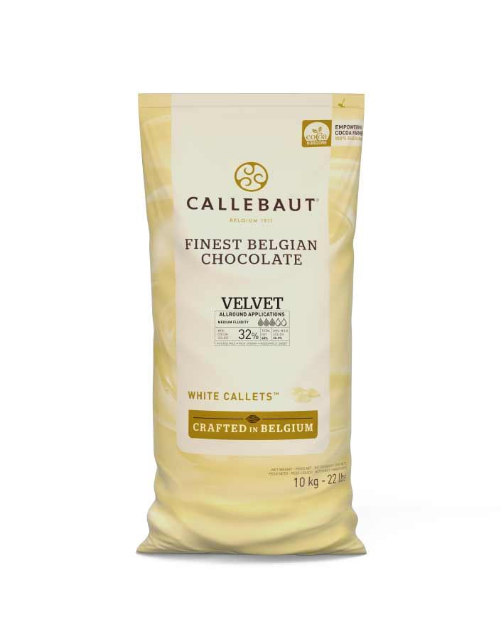 Белый шоколад Callebaut Velvet, мешок 10 кг