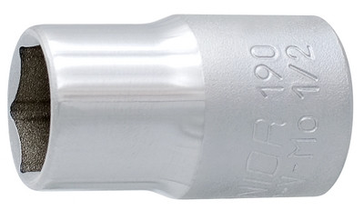 Головка торцевая шестигранная, 1/2" - 190/1 6p UNIOR