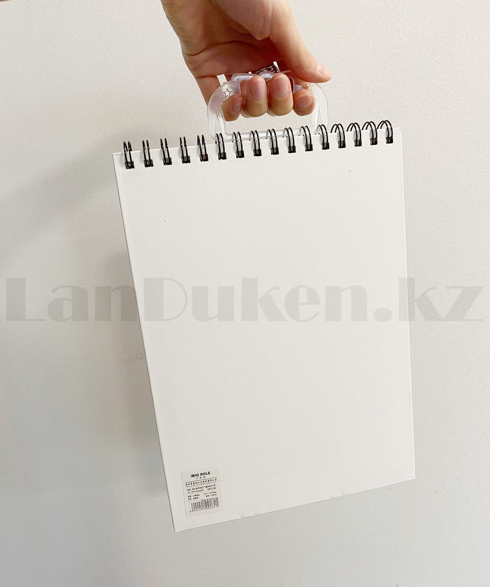Скетчбук для зарисовок классический с белой бумагой на спирале Sketch Book Big Role 03 210х290 мм 40 листов А4 - фото 3 - id-p87166504
