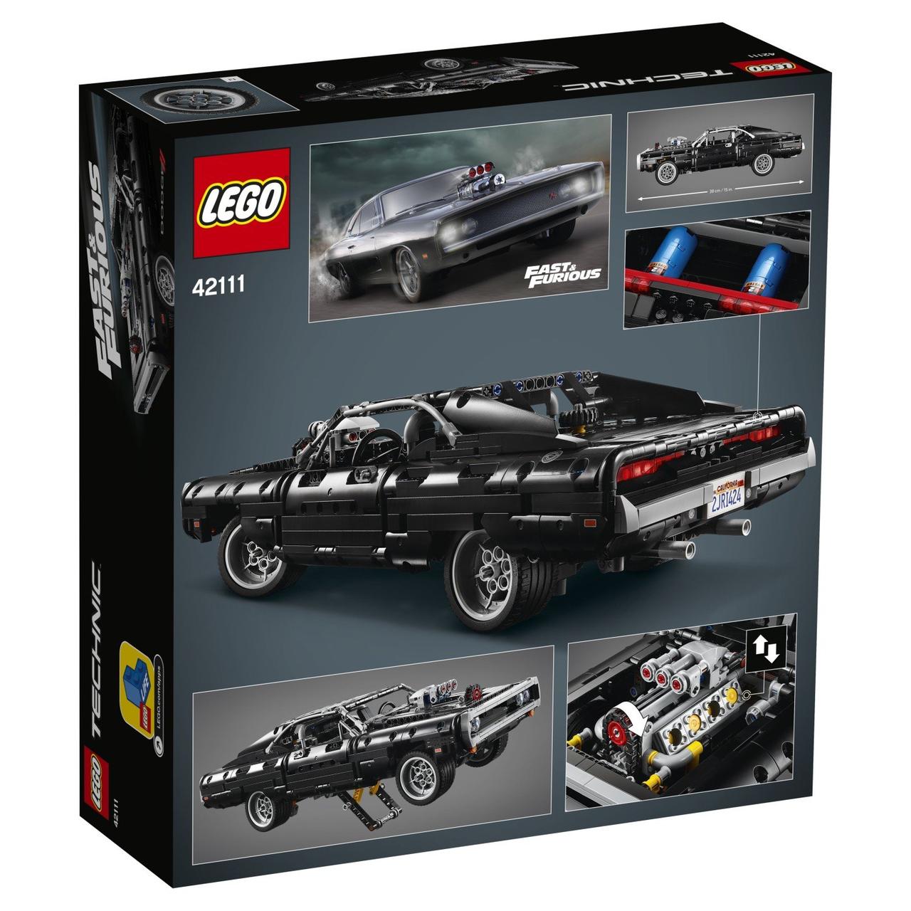 42111 Lego Technic Dodge Charger Доминика Торетто, Лего Техник Форсаж - фото 2 - id-p87150259