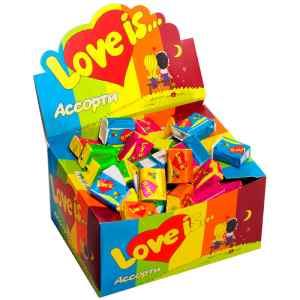Жевательная резинка Love is…, микс- вкус, 4,2г