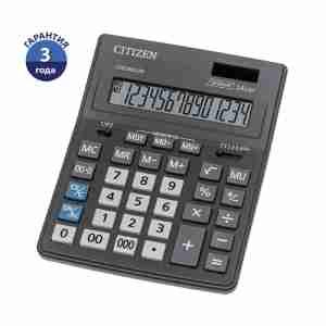 Калькулятор настольный Citizen Business Line CDB1401-BK, 14 разрядов, двойное питание, 155*205*35мм,
