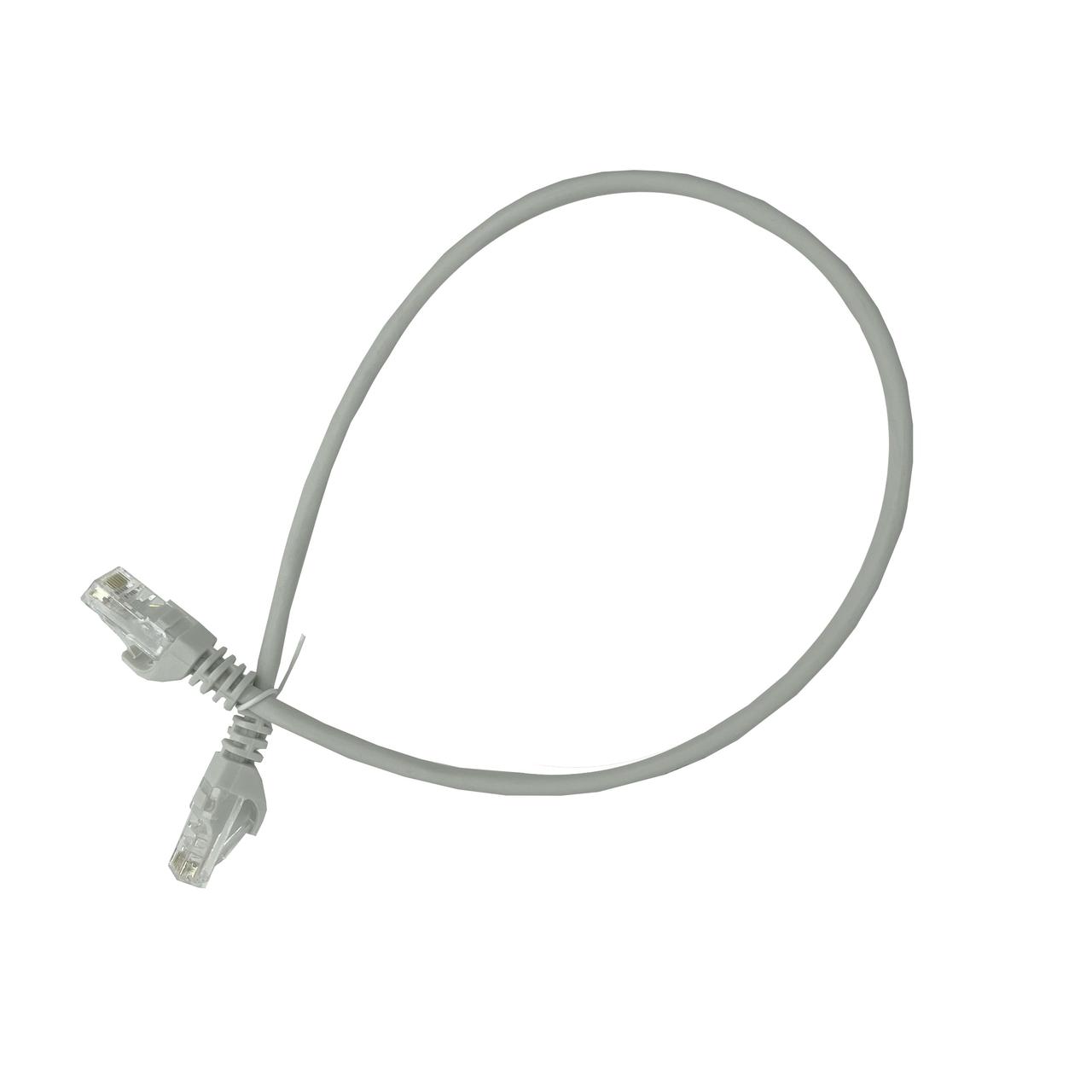 Shelbi Коммутационный шнур (патч-корд), кат.5Е UTP, LSZH, 0,5м, серый