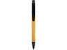 Ручка шариковая Borneo из бамбука, черный, черные чернила, фото 2