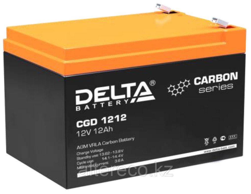Тяговый аккумулятор Delta CGD 1212  (12В, 12Ач)