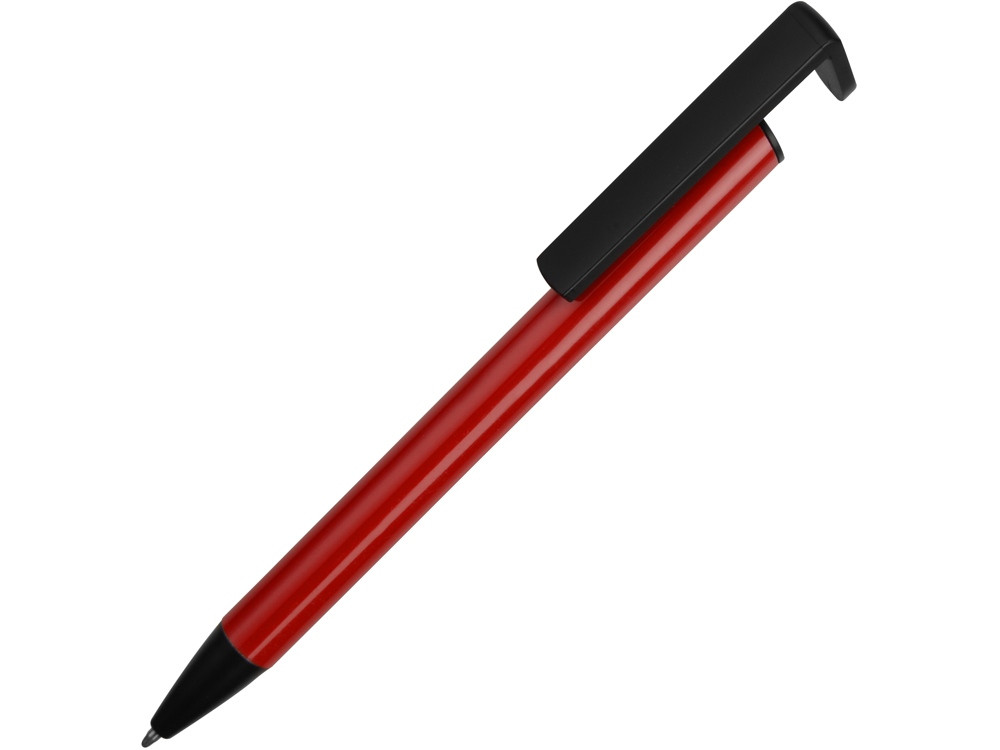 Ручка-подставка шариковая Кипер Металл, красный - фото 1 - id-p87179474