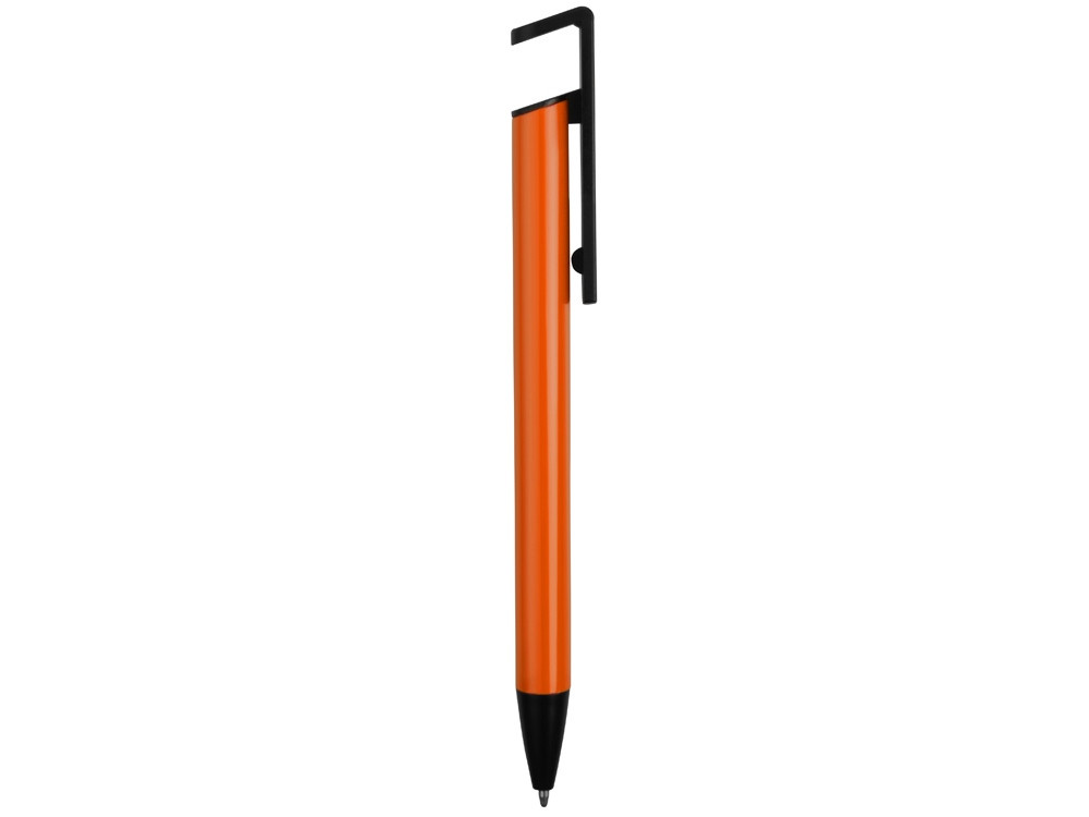 Ручка-подставка шариковая Кипер Металл, оранжевый - фото 4 - id-p87179475