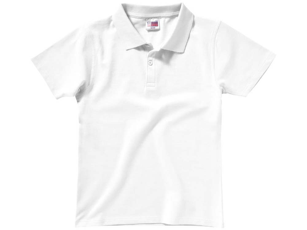 Рубашка поло First детская, белый - фото 4 - id-p87176632