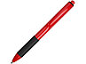 Ручка пластиковая шариковая Band, красный/черный, фото 2
